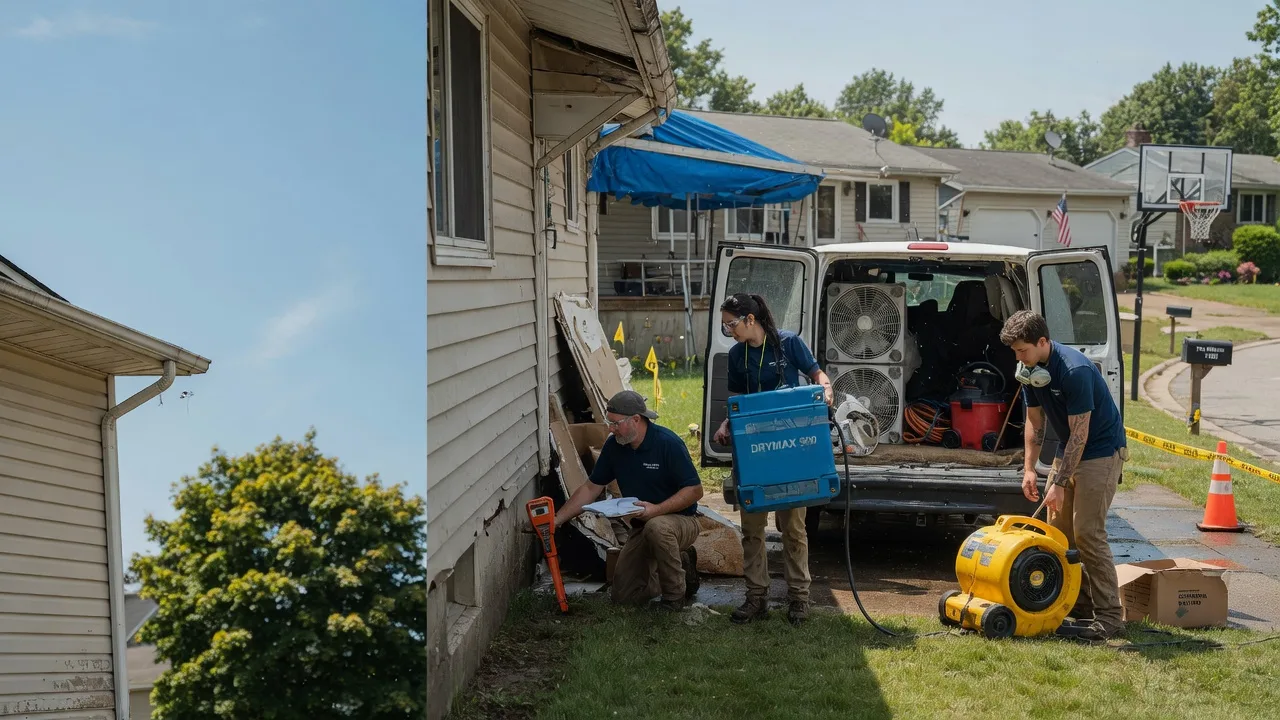 Ceiling Leak Cleanup in Newton Falls, OH near me